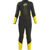 Okiyakusama Muta Subacquea Bambini Tuta Termica Un Pezzo Neoprene Morbido 2.5mm Protezione Sole UPF 50 Cerniera Retro Comoda Perfetta per Snorkeling Kayak Surf, XL Marina