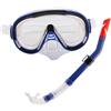 FytStycale Maschera Subacquea Snorkel Occhialini Set Immersione Materiale Silicone PC Confortevole vestibilità Adatta a Adulti attività Subacquee Piscina Mare, Giallo Trasparente