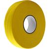 Aymzbd Nastro in Tessuto per Hockey su Ghiaccio, Larghezza 2,5 Cm, Ideale per Avvolgere Calze da Tennis E Baseball, Giallo