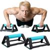 Daelesr 2 Pcs Push Up, Maniglie per Flessioni con Base Antiscivolo Silicone, Portatile e Impilabile, Capacità di Carico 110 kg, Parallele Calisthenics, Attrezzature Flessioni Attrezzi, 19x11x7cm