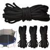 Generic Corda di collegamento a rete per trampolino, 460 cm, in polipropilene, 4 pezzi, resistente, per trampolini, bagagli, vestiti