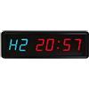 AMRTTWY Timer, Sport Timer 3 Pollici Montaggio A Parete Programmabile Conto alla Rovescia Intervallo Palestra LED Cronometro Orologio(2.3 inch)