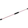GORILLA SPORTS® Barra Flessibile 160 cm Swing Stick - Attrezzo per Braccia e Core - Barra Fitness Allenamento a Casa - Attrezzi Pilates per Casa e Kit Palestra Casa - Fibra di Vetro Rossa/Nera