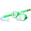 harayaa Set da Snorkeling per Bambini Maschera da Snorkeling per Bambini Occhialini da Immersione Occhialini da Nuoto con Design Ergonomico Boccaglio in Silic, Verde