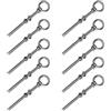 PRIOstahl 639 - Vite ad anello, in acciaio inox V4A, M6 x 80 (10 pezzi)