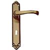 Ghidini MANIGLIA LADY OTTONE FUME' PLACCA 8x70 (Pz 4) [GHIDINI ]