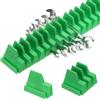 PATIKIL 23 Pezzi Organizzatore Chiavi magnetica Per Cassetta Attrezzi, magnetica Portachiavi Universale Per 23 Utensili Cassetto Ratcheting Offset Chiavi, Verde