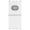 Vimar 19068.B Arké Pulsante 1 modulo, 1 polo NO 10A, con spia, bianco