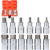profiwoab Set di chiavi a bussola da 12 pezzi, set di chiavi a brugola da 1/2'', 5-22 mm, chiave a bussola in acciaio per utensili a bussola esagonale per industriali automobilistiche con custodia portatile
