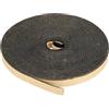 PATIKIL Nastro Autoadesivo in Schiuma, 12mm W x 1mm T x 10m EPDM Neoprene Nastro Isolante Guarnizione Gomma Adesiva per Porte Finestra e Condizionatore, Nero