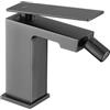 MICE COLLECTION MICE - Rubinetto monocomando per bidet in ottone - Rubinetto igienico WC per acqua fredda/calda Black Gun Metal BDP048-2BGM
