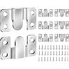 Caianwin 8 cornici per foto, specchi, montaggio a parete e connettori per mobili (54 mm x 30 mm)