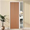 yurstcggh Porta a Soffietto da interno,Porta Pieghevole A Nido d'Ape Push-Pull,Divisorie a Fisarmonica su Misura,per Armadio,Appartamento/Hotel Cancello Personalizzabile Marrone 180×200cm