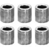 PATIKIL Spacer Acciaio M10, 6pz Spacer Metallo Acciaio 10.2mm Id x 16mm Od x 16mm L Spacer Acciaio Carbonio Vite Standoff Rotondo per Bulloni da 2/5in o M10