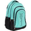 budmil Lynsey - Zaino da scuola per ragazzi e ragazze, 45 l, impermeabile, con scomparto per computer portatile e 4 scomparti e retro ventilato, turchese, 45L