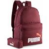 PUMA Set Zaino Phase OneSize, Ruby Shimmer Glowing Red