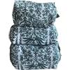 Jaime de Juan Leather Set 3 beauty case Print India. Borsa da trucco, borsa da bagno, borsa da viaggio, kit da barba, borsa da trucco, borsa da bagno, cotone indiano imbottito. Confezione da tre., floreale verde, Trousse