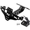 CONYUO Porta Targa Moto Per SYM Per MAXSYM TL 500 TL500 2019-2024 Portatarga Con Luce Integrata Portatarga Posteriore Sottocoda(Nero)
