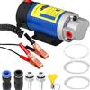 GOMETY Pompa di aspirazione dell'olio, 12 V, 100 W, pompa di trasferimento dell'olio, pompa per il cambio dell'olio, adatta per auto, moto, barca, camion