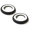 Streetparts24 Set di 2 pneumatici K333 a parete bianca 3.00-10 4PR 42J TT adatti per Vespa PK 50 XL Special, Zündapp, Bonanza, Honda Dio, Peugeot Rapido, Yamaha Jog 50