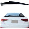 FLY DESIGN Spoiler posteriore per Audi A4 B9 berlina in design a V, anno di costruzione dal 2015, labbro spoiler nero lucido