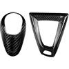 Aokvoh Car Interni Per BMW M2 F87 M3 F80 M4 F82 M5 F83 F10 F85 X5M F86 X6M F12 1 Pezzo In Fibra Carbonio Nera Per Console Centrale Pomello Cambio Auto interni Cover Trim(Model A B-LHD)