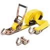 STAHLWERK TrS-50 ST 3 m x 50 mm 2,250 kg cinghia a cricchetto per pneumatici | cinghia di tensionamento | cinghia di ancoraggio | cinghia per il trasporto | cinghia per pneumatici | cinghia per auto