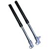 Motorbimbo Coppia Forcelle Steli Completi Neri 50 Cm in Alluminio per Minicross Ruota da 10