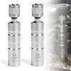 TUZHE Chiave per candele 14mm + 16mm 2 pezzi Set di chiavi magnetiche universali flessibili Strumenti per rimuovere le candele