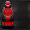 MounSgk Coprisedili per auto adatti per BMW Serie 5 525i E60 530d E60 530i E60 535d E60 520d E60 540i E603D All Inclusive in pelle a 5 posti accessori coprisedili auto, rosso lusso