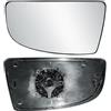 KINGVANS Vetro specchietto retrovisore esterno per Ford Transit V363 2014 - 2025 - Vetro di ricambio piccolo inferiore con piastra posteriore, lato sinistro conducente