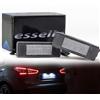 Esselle Parts Placchette Luci Targa LED Compatibili con Nissan, Juke, Qashqai J10 J11, Micra MK3, Note, NV200, NV300, Pathfinder R51, Primera MK3, Pulsar, X-Trail MK2 18 SMD CANBUS 6000K Bianco Ghiaccio Plug & Play