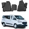OMAC Tappetini Tappetini in Gomma Compatibili con Ford Tourneo Custom 2012-2018 OMAC Gomma Nero