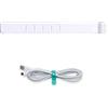 ZOVMAZ Cavo dati in silicone, 4 fori, bianco latteo