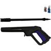 Parpyon® Kit accessori idropulitrice Annovi reverberi - Black Decker Pistola, Lancia, Tubo, Testina ugello per Idropulitrice Ar Blue Clean con Attacco rapido per tubo acqua ricambi (KIT61V)