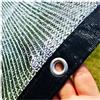 AITAF 85% Rete Telo Ombra in Alluminio, 1x2m 2x2m 3x4m Panno Ombreggiante Resistente ai Raggi UV Vela Ombreggiante, Rete Ombreggiante per Orto con Occhielli, Tenda da Sole per Esterni, Riparo, Tettoia (Siz