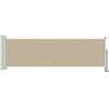 vidaXL Tenda laterale 80 x 300 cm 100% poliestere ferro acciaio
