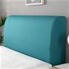 Chickwin Copertura per Testiera Letto Singolo Matrimoniale,Seta di latte Tinta Unita Copritestata Universale Elastica All-Inclusive,Copertura per testiera per Camera da Letto Lavabile (Turchese,180cm)