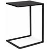 Anwicar Tavolino laterale da divano Nero 60x40x33 cm | Tavolino compatto per soggiorno o camera, ideale come piano laterale, comodino o supporto per laptop e bevande