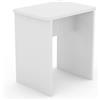 VCM Sgabello in Legno cubo poggiapiedi tavolino Esal Sgabello in Legno cubo poggiapiedi tavolino Esal Bianco