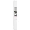 SoBuy Mobile Alto Bagno Stretto Salvaspazio Colonna con Ante Cassetto