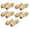 Generic New Lon0167 Dado adattatore da 10 mm per diaframma in rame da 2,2 mm per utensile rotante(10pcs 2.2mm Durchmesser Kupfer Collet Adapter Mutter für Elektrowerkzeug