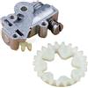 MIGHTY SCAPERS Worm Gear Spur Wheel Replazione per pompa di olio Chainsaw Compatibile con MS380 MS381 038 0 38AV 028 SUPER 048