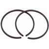 MIGHTY SCAPERS Piston Ring 43mm x 1.2mm Part di sostituzione per la riparazione del motore Chainsaw Compatibile con G4500 G 455 AVS 4500 45CC