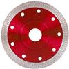 ATopoler Dischi diamantati per porcellana 125 mm disco di taglio diamante Premium piastrelle gres porcellana a secco con taglio bagnato per gres porcellanato (rosso 125 mm)