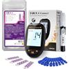 FORA 6 Connect Misuratore Multiparametrico (mg/dL) e 10 Strisce per Chetoni, con Bluetooth e App