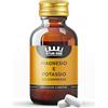 Aessere Magnesio e Potassio - Integratore Magnesio e Potassio senza zucchero, Sali Minerali Supporto Energia e riduce la stanchezza, Funzione Muscolare e Sistema Nervoso - 60 Compresse Stur Dee