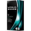 Vitalis 100 Preservativi Premium 60mm XXL | Larghezza nominale 60 mm | trasparenti extra grandi effetto naturale | con lubrificante a base di silicone