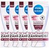 PERL WEISS 4 denti bianchi perlati di bellezza da 50 ml, denti bianchi visibili, dentifricio, dentifricio, denti bianchi