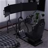 Hottoby Racing Simulator Cockpit Con Sedile e Supporto Triplo TV Adatto G29